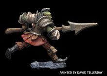 Load image into Gallery viewer, 51-2583: Chaos Orc Hero with Polearm, Charging