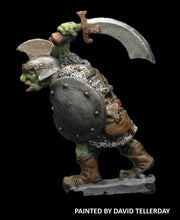Load image into Gallery viewer, 51-2585: Chaos Orc Hero with Scimitar Overhead