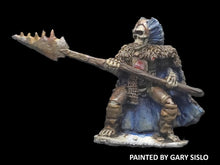 Load image into Gallery viewer, 51-3708: Skeletal Halberdier, Attacking, Fur Cloak