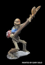 Load image into Gallery viewer, 51-3709: Skeletal Halberdier, Attacking, with Helmet