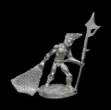 Load image into Gallery viewer, 51-4056: Dark Elf Beastmaster with Net and Polearm