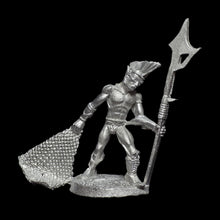 Load image into Gallery viewer, 51-4056: Dark Elf Beastmaster with Net and Polearm