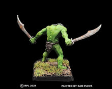 Load image into Gallery viewer, 51-9037: Unarmored Heavy Goblin, Facing Left, Hunched Over