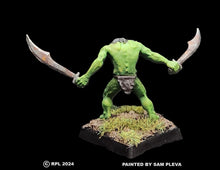 Load image into Gallery viewer, 51-9037: Unarmored Heavy Goblin, Facing Left, Hunched Over