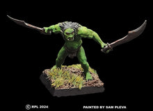 Load image into Gallery viewer, 51-9037: Unarmored Heavy Goblin, Facing Left, Hunched Over