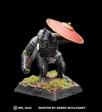 Load image into Gallery viewer, 51-9042: Heavy Goblin in Full Armor, Blocking