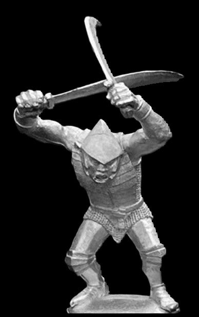 51-9043: Heavy Goblin in Full Armor, Attacking – Ral Partha Legacy