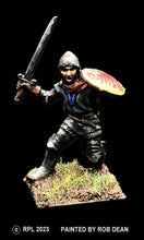 Load image into Gallery viewer, 52-0003: Adventurer with Sword and Round Shield III