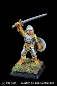 52-0004:  Adventurer with Sword and Round Shield IV