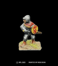 Load image into Gallery viewer, 52-0009: Female Adventurer with Sword and Round Shield II