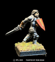Load image into Gallery viewer, 52-0014: Adventurer with Sword and Heater Shield III