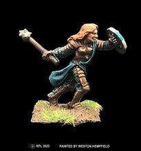 Load image into Gallery viewer, 52-0064: Female Adventurer with Mace, Charging