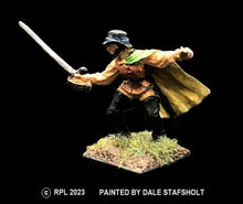 Load image into Gallery viewer, 52-0211: Militia with Sword, Attacking, Caped