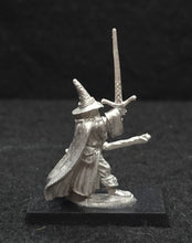 Load image into Gallery viewer, 52-0507: Wizard with Sword Raised, Staff Forward