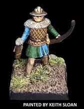 Load image into Gallery viewer, 52-1005: Man-at-Arms in Gambeson, with Kettle Hat