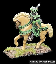 Load image into Gallery viewer, 52-1133: Mounted Knight (Green Knight)