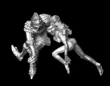 Load image into Gallery viewer, 52-1174: Mounted Knight, Rescuing Villager