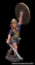 Load image into Gallery viewer, 52-1632: Shield Maiden Advancing, with Sword Lowered and Shield Raised