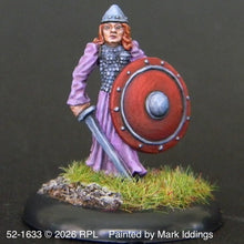 Load image into Gallery viewer, 52-1633: Shield Maiden with Sword and Shield, In Reserve