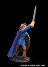 Load image into Gallery viewer, 52-1634: Shield Maiden Advancing with Sword Raised and Shield