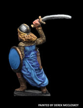Load image into Gallery viewer, 52-1635: Shield Maiden Attacking with Sword, Shield, and Helmet