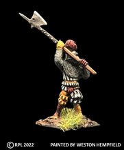 Load image into Gallery viewer, 52-1826:  Imperial Halberdier, Attacking, with Sallet