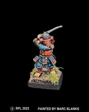 Load image into Gallery viewer, 52-3030: Elite Samurai Swinging Sword, Large Headdress