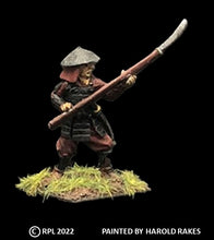 Load image into Gallery viewer, 52-3055: Ashigaru with Naginata, Attacking