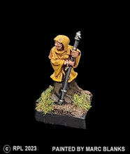 Load image into Gallery viewer, 52-3159: Warrior Monk with Staff, Hooded