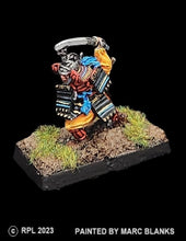 Load image into Gallery viewer, 52-3172: Samurai Warlord with Two Swords, Armored