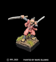 Load image into Gallery viewer, 52-3173: Samurai Warlord, with Two Swords, Unarmored