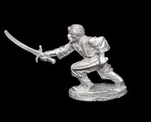 Load image into Gallery viewer, 52-5003: Desert Warrior Swordsman Advancing, with Two Swords and Turbin