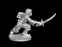Load image into Gallery viewer, 52-5003: Desert Warrior Swordsman Advancing, with Two Swords and Turbin