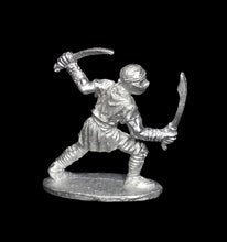 Load image into Gallery viewer, 52-5004: Desert Warrior Swordsman Advancing, with Two Swords, Masked
