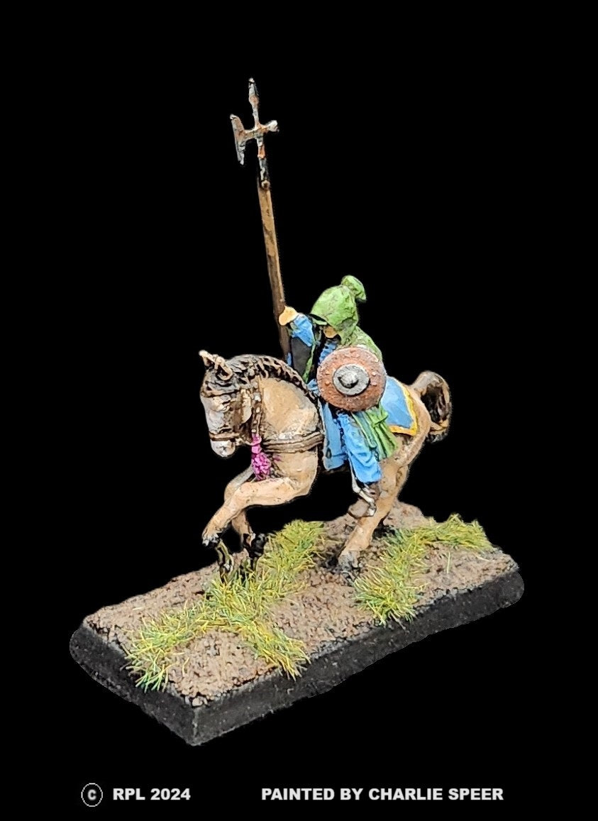 52-5187/48-0412:  Ottoman Cloaked Cavalryman I [rider and mount]