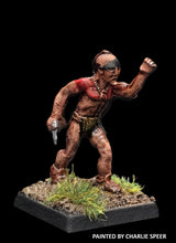 Load image into Gallery viewer, 52-7003: Native Warrior Advancing, Shirtless, Left Arm Raised (Neutral Tribe)