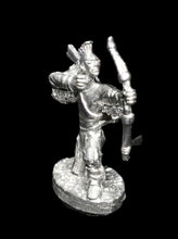 Load image into Gallery viewer, 52-7012: Native Warrior Firing Bow, Kneeling (Huron)