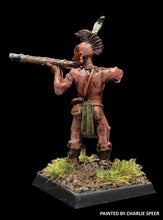 Load image into Gallery viewer, 52-7021: Native Warrior Aiming Musket (Iroquois)