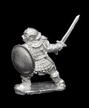 Load image into Gallery viewer, 53-0005: Beastman with Sword and Shield, Advancing