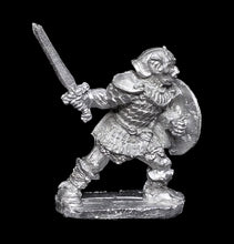 Load image into Gallery viewer, 53-0005: Beastman with Sword and Shield, Advancing