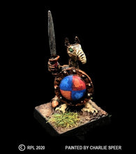 Load image into Gallery viewer, 53-0402: Rue Warrior with Shield, in Chainmail
