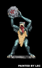Load image into Gallery viewer, 53-0823: Deep One, Cloaked, Attacking with Boulder