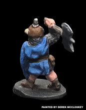 Load image into Gallery viewer, 57-0103: Dwarf with Axe Overhead and Shield, Advancing