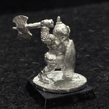 Load image into Gallery viewer, 57-0103: Dwarf with Axe Overhead and Shield, Advancing