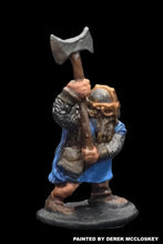 Load image into Gallery viewer, 57-0151: Dwarf Champion with Great Axe, Cloaked