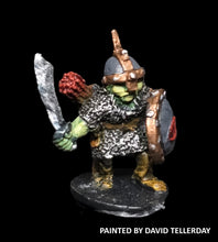 Load image into Gallery viewer, 57-0541: Goblin in Chainmail with Sword, Shield, and Bow