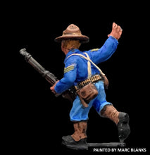 Load image into Gallery viewer, 59-3086: Victorian American Officer with Rifle, Right Arm Raised, Montana Hat