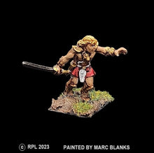 Load image into Gallery viewer, 59-9001: Earthman Renegade with Sword, Reaching Forward