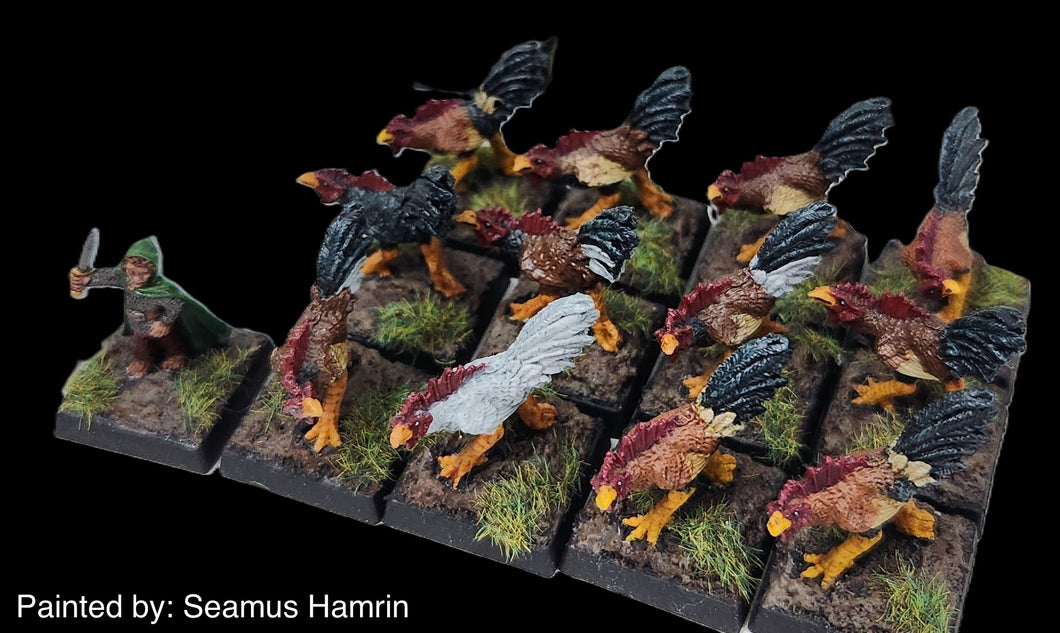 98-1339: Halfling Beastmaster with Chickens [13]