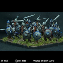 Load image into Gallery viewer, 98-2902: Thunderbolt Dwarf Warriors with Swords [12]
